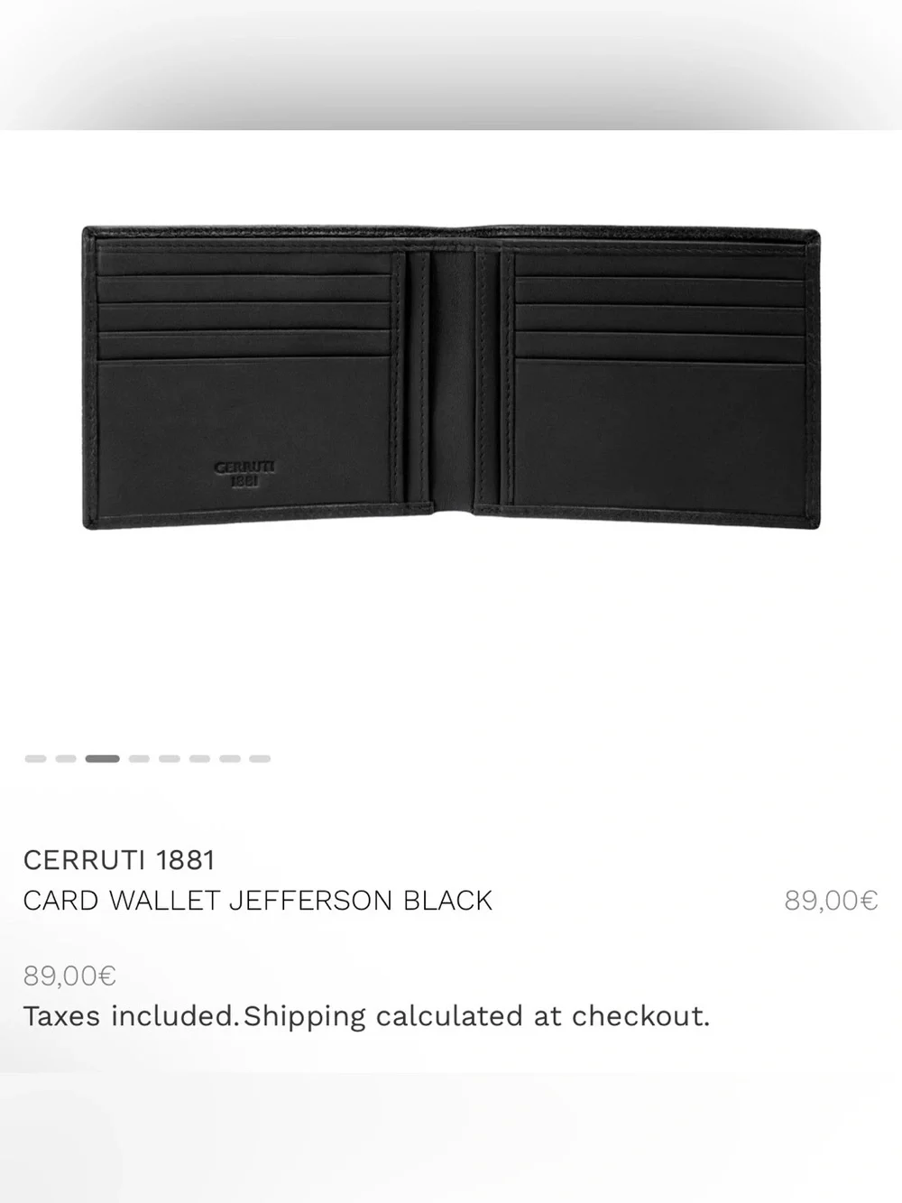 Cerutti 1881 Men’s Black Leather Wallet & Bracelet Set